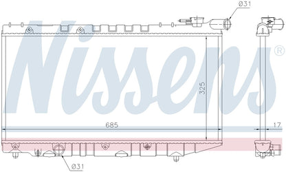 Nissens Radiator 64835