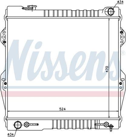Nissens Radiator 64847