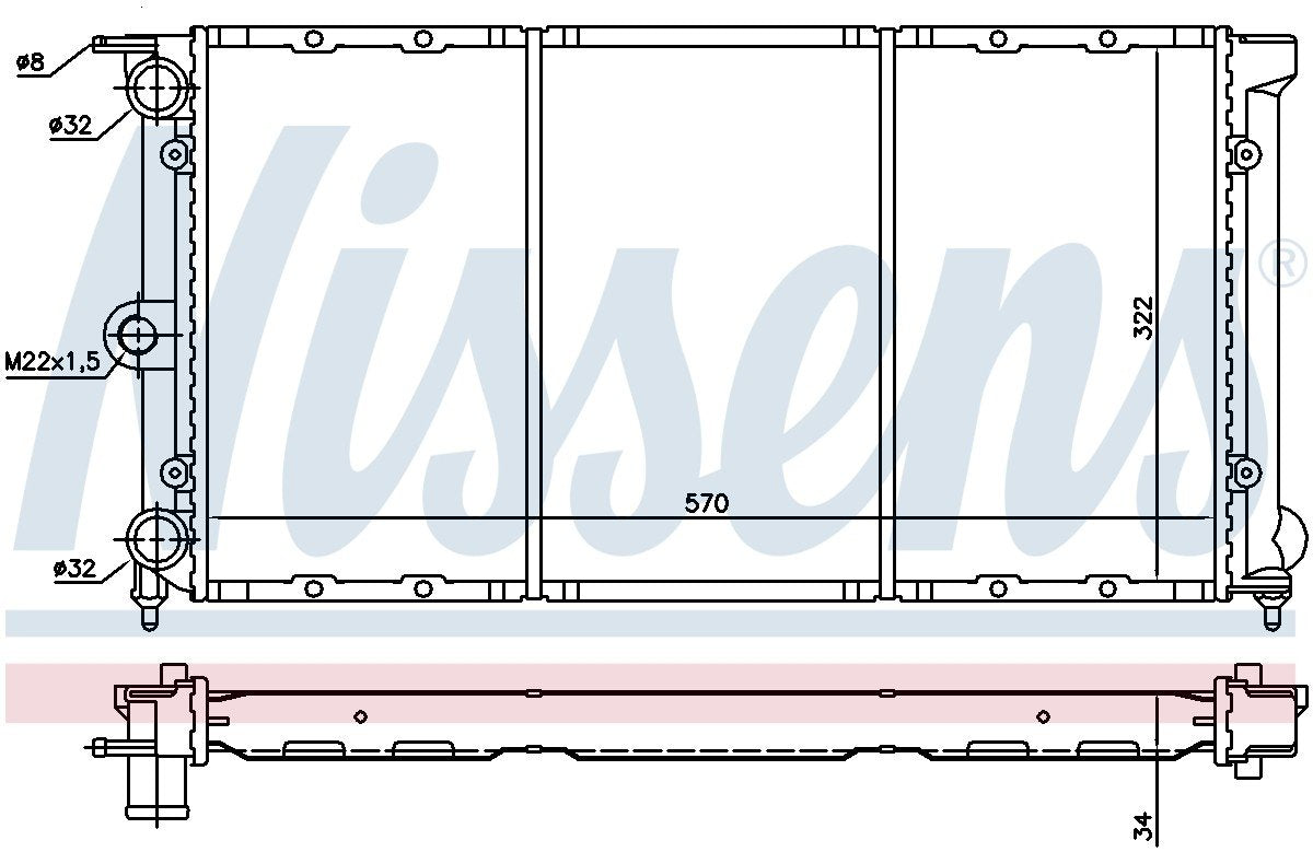 Nissens Radiator 652611
