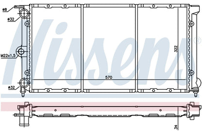 Nissens Radiator 652611