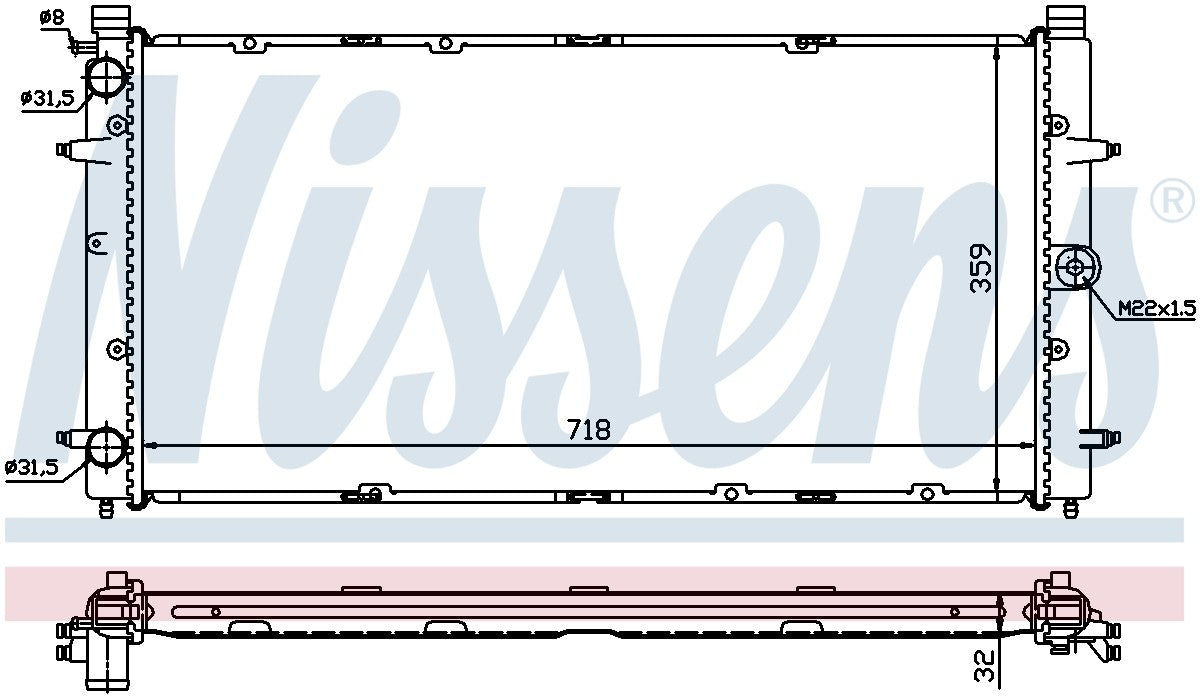Nissens Radiator 65273A