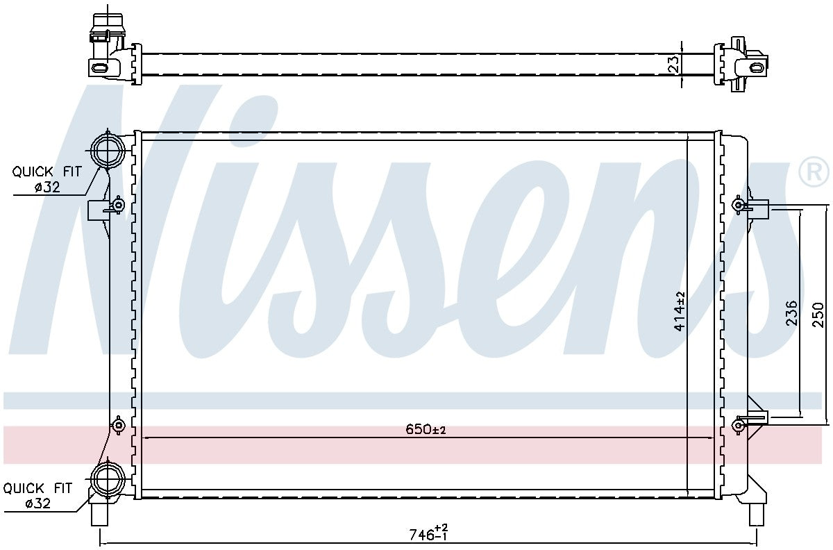 Nissens Radiator 65277 image 3