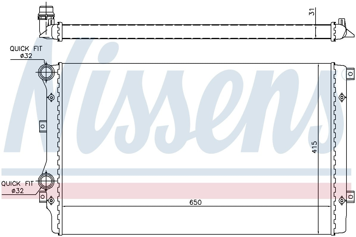 Nissens Radiator 65280A