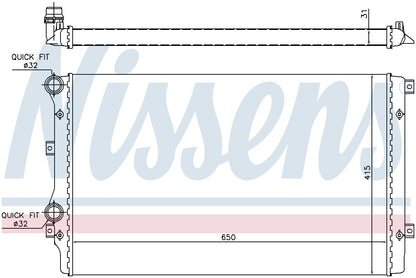 Nissens Radiator 65280A