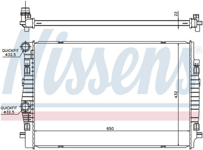 Nissens Radiator 65304