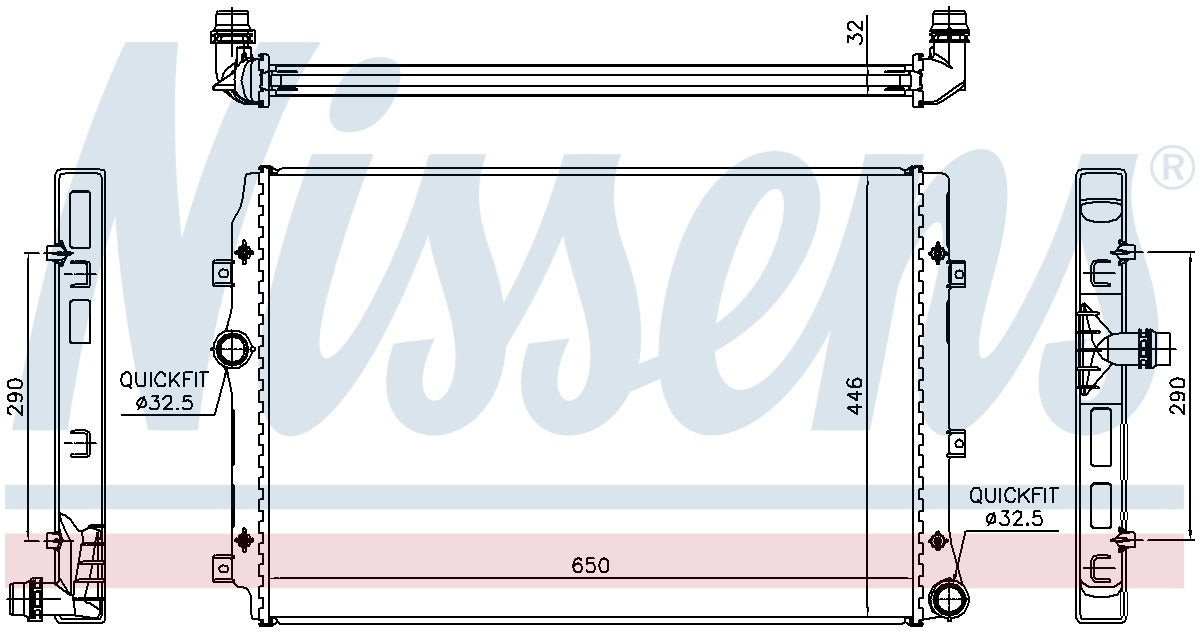 Nissens Radiator 65309