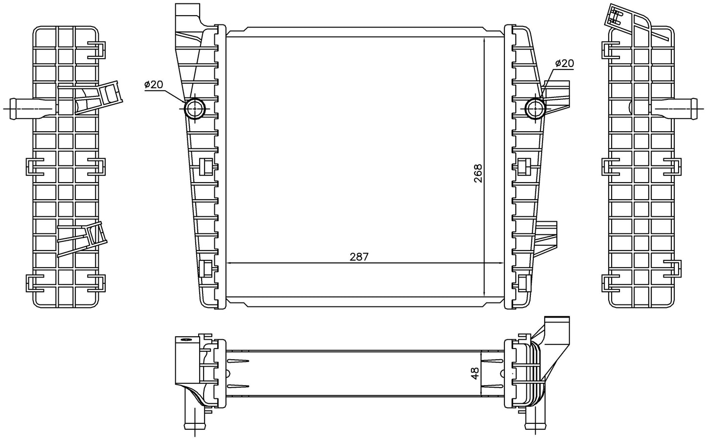 Nissens Radiator 65320 image 3