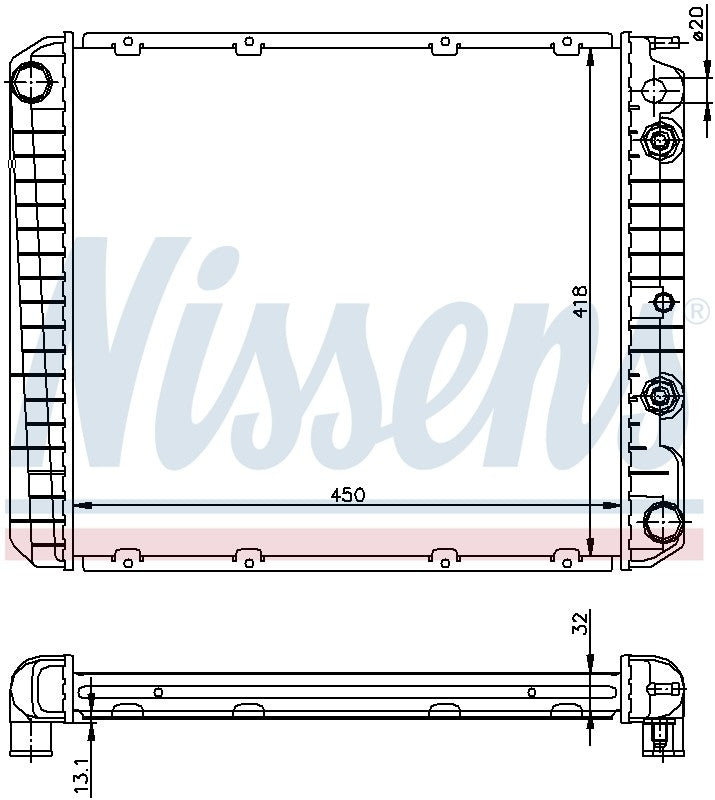 Nissens Radiator 65544A