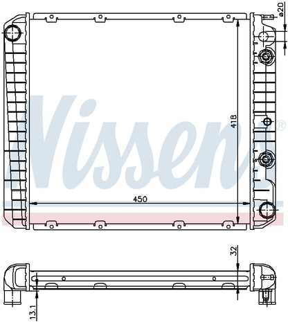 Nissens Radiator 65544A