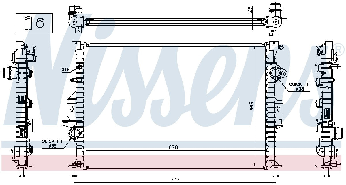 Nissens Radiator
