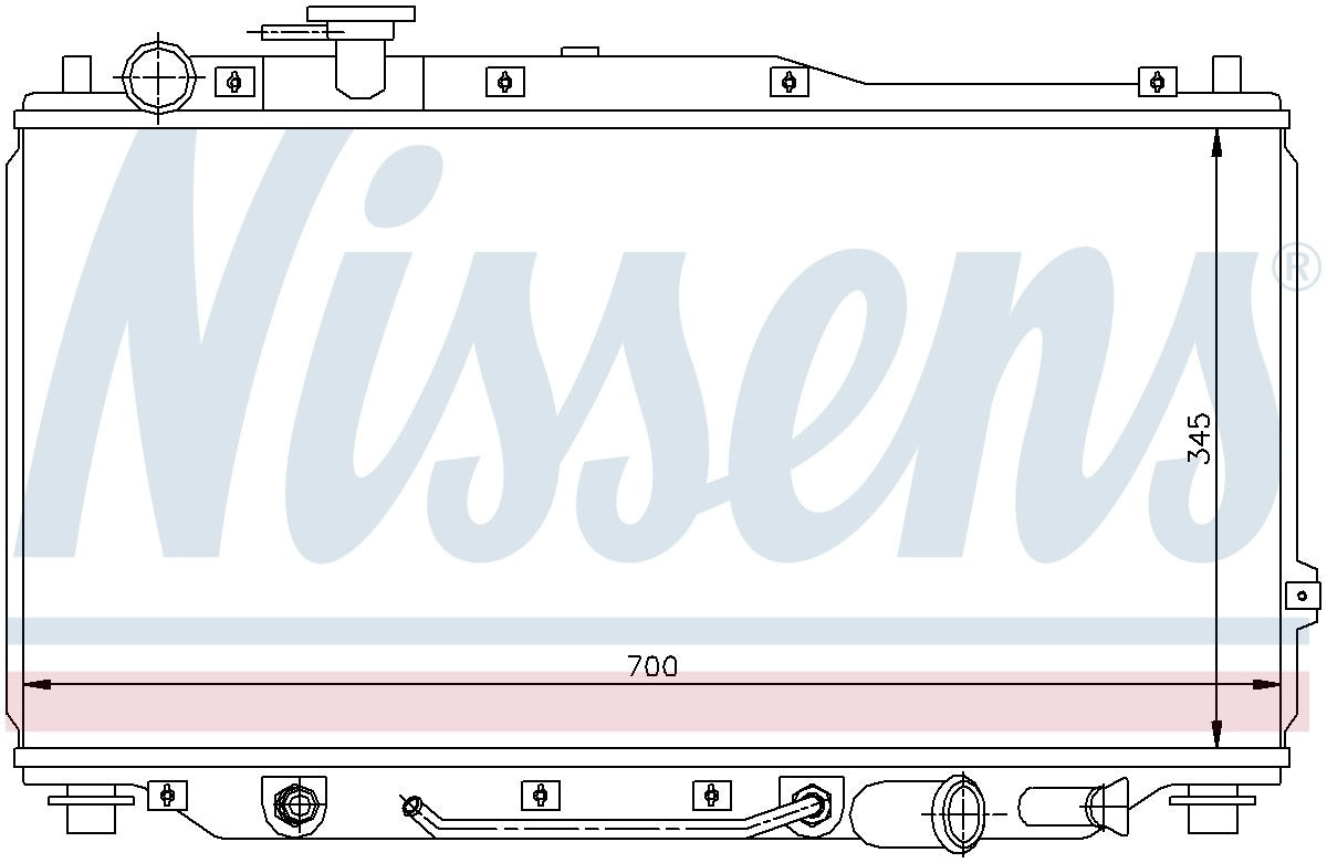 Nissens Radiator 66605