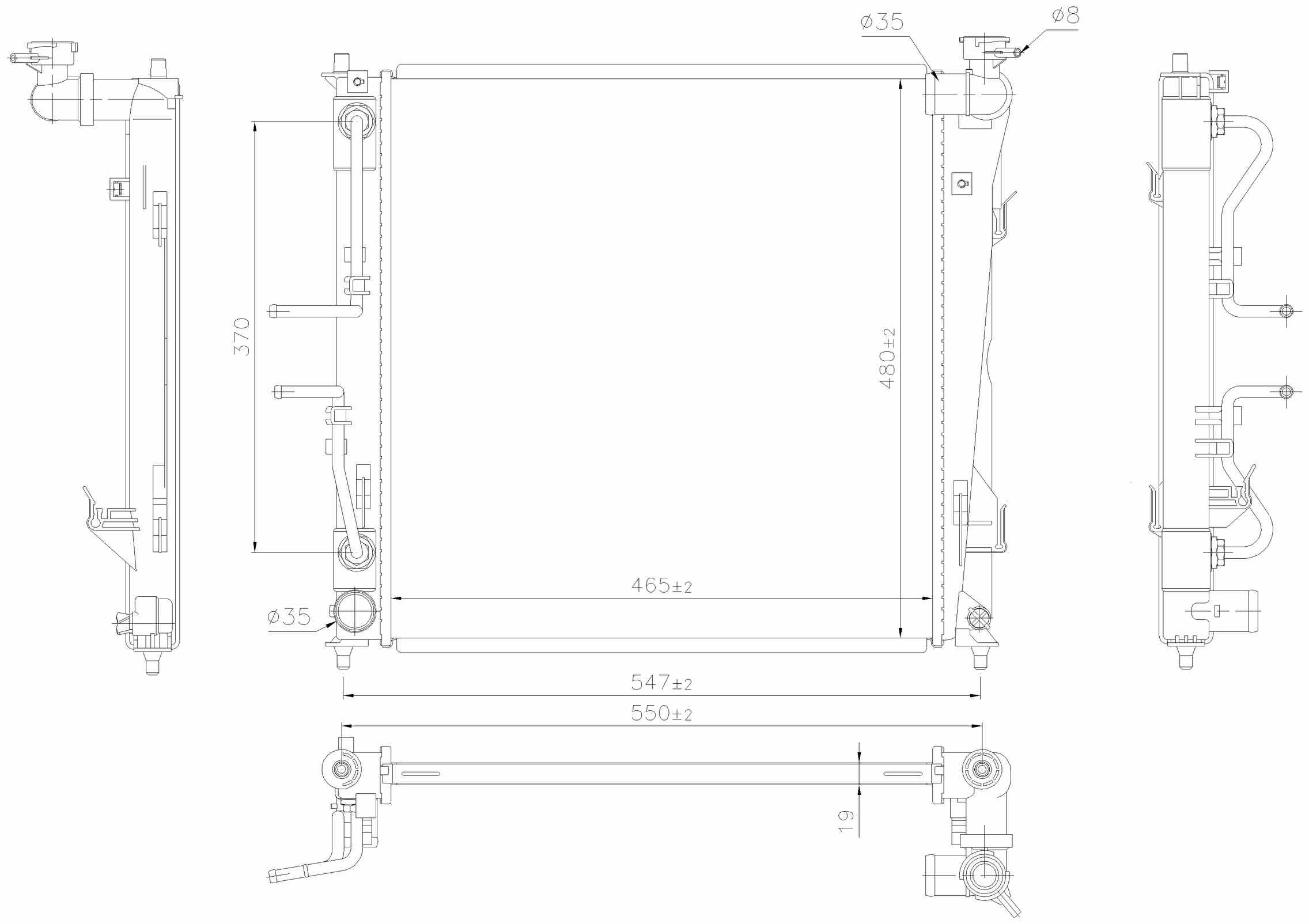 Nissens Radiator 666220