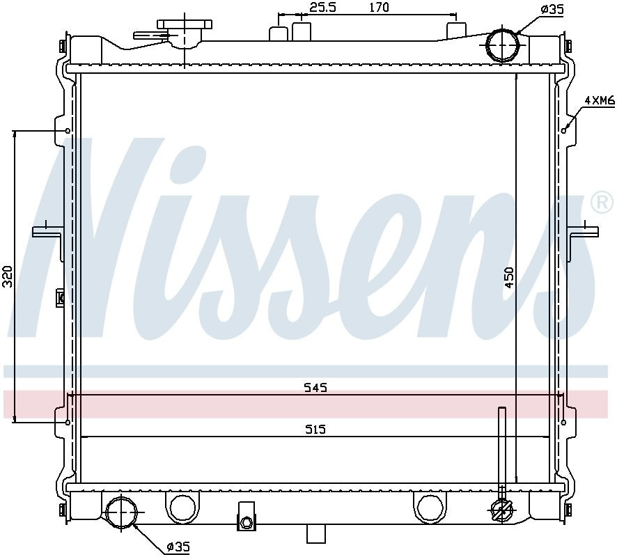 Nissens Radiator 66642