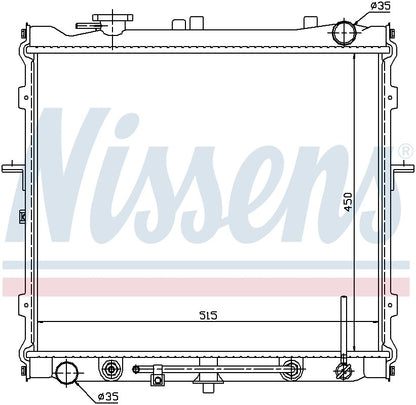 Nissens Radiator 66643