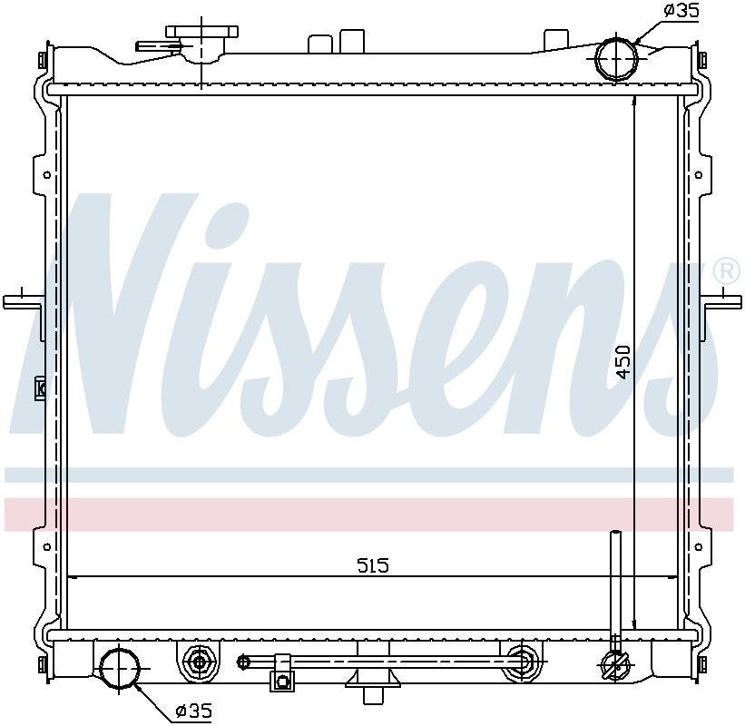 Nissens Radiator 66643