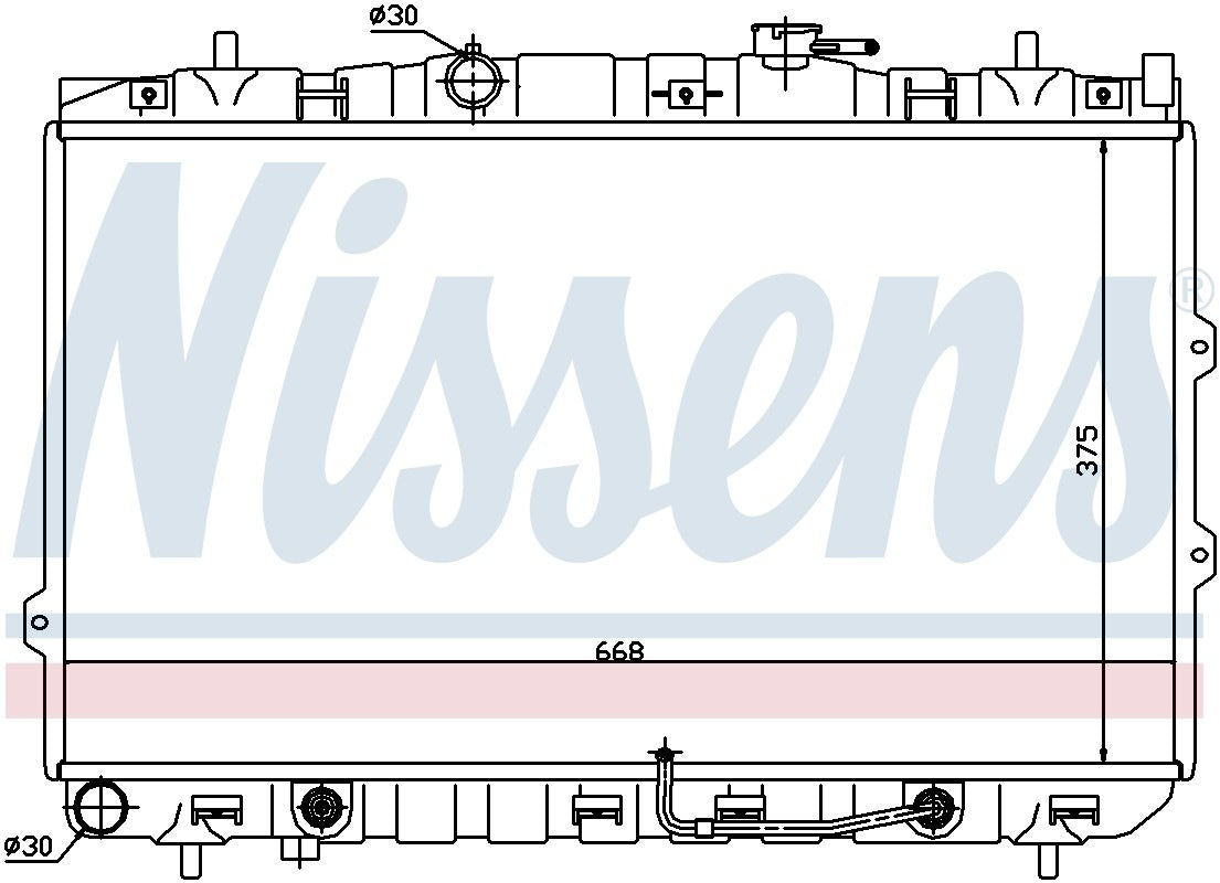 Nissens Radiator 66649