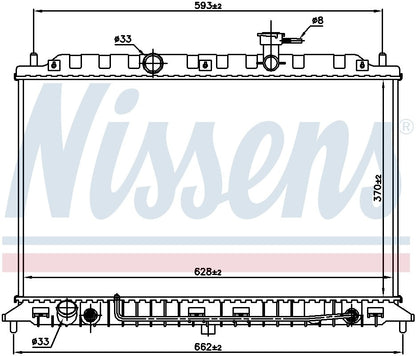 Nissens Radiator 66687