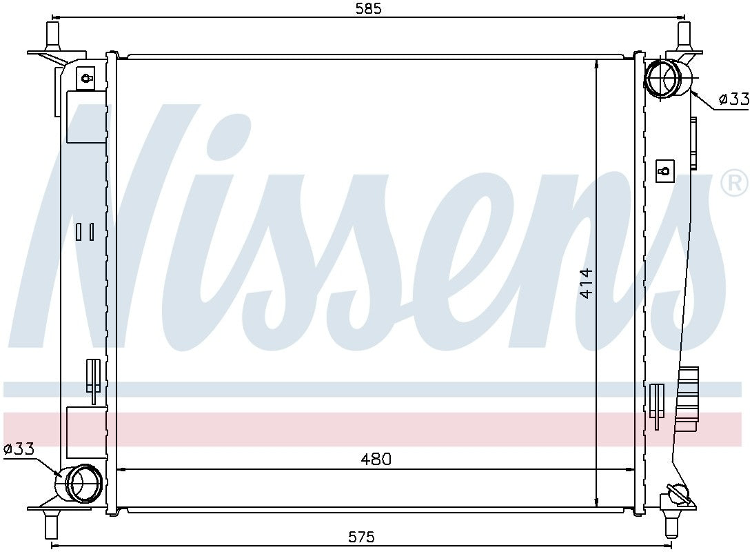 Nissens Radiator 66742