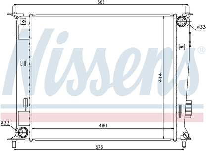 Nissens Radiator 66742
