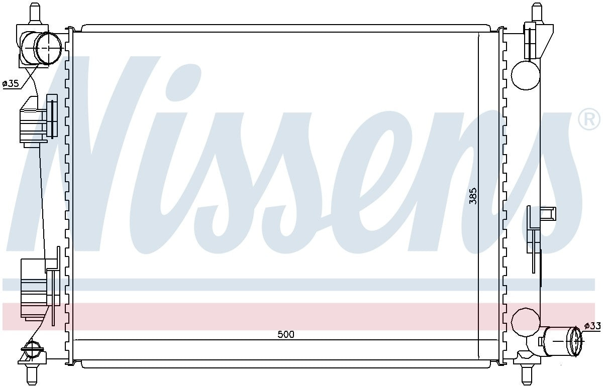 Nissens Radiator 66756