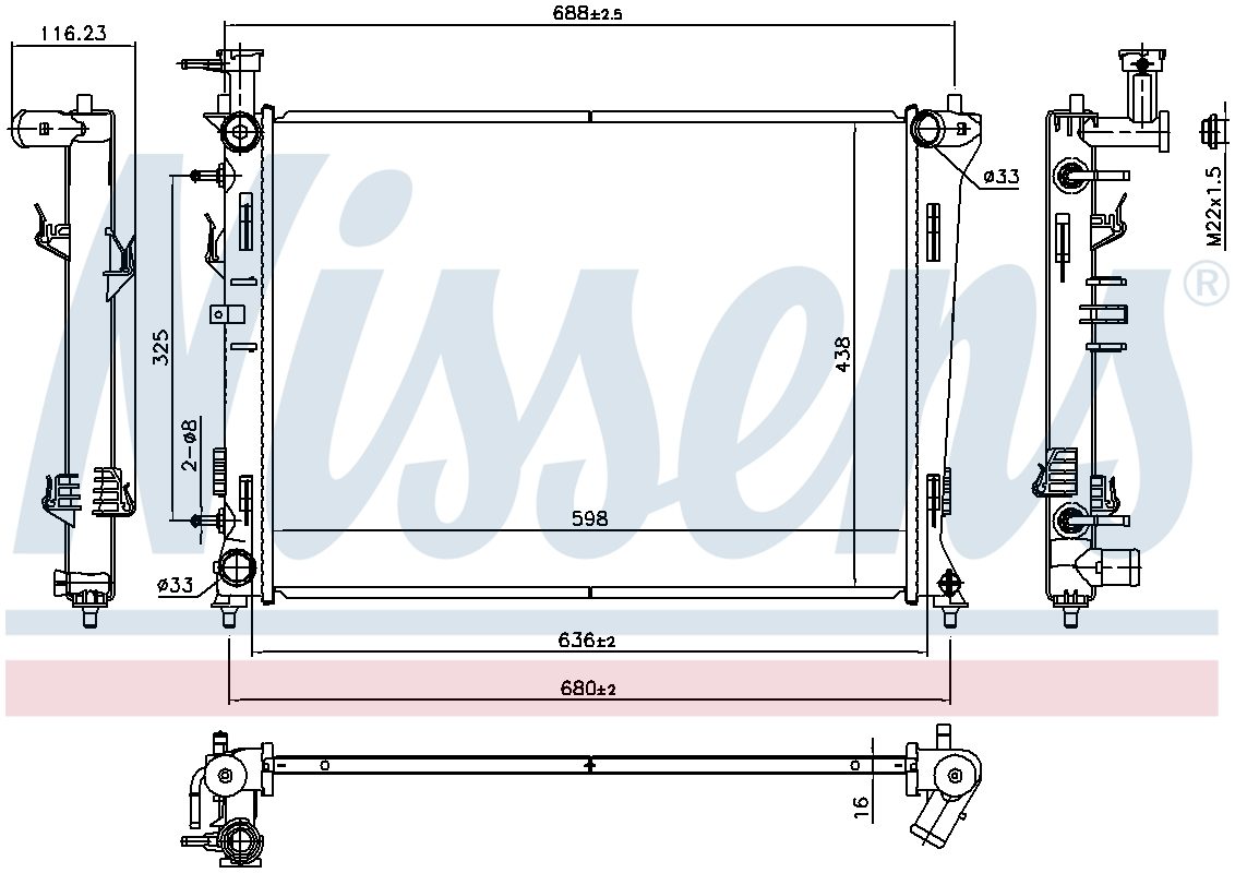 Nissens Radiator 66778