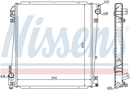 Nissens Radiator 66854