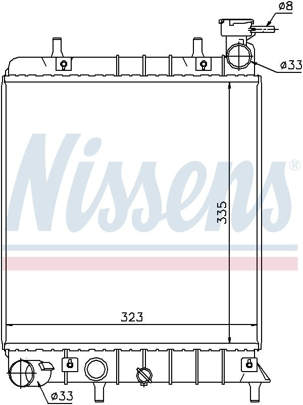 Nissens Radiator 67022