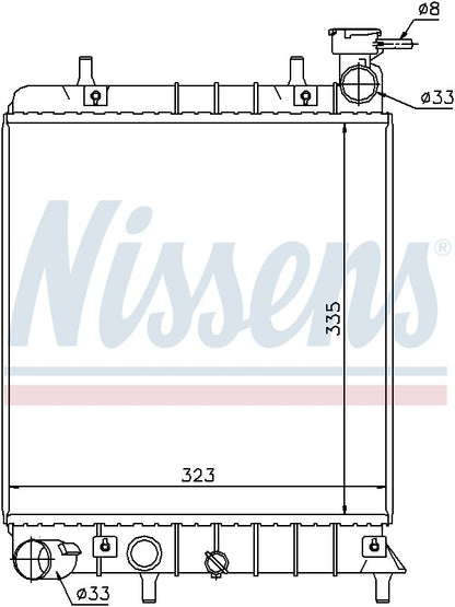 Nissens Radiator 67022
