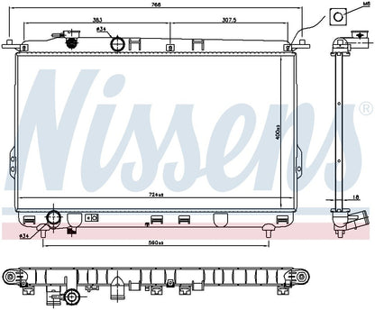 Nissens Radiator 67026