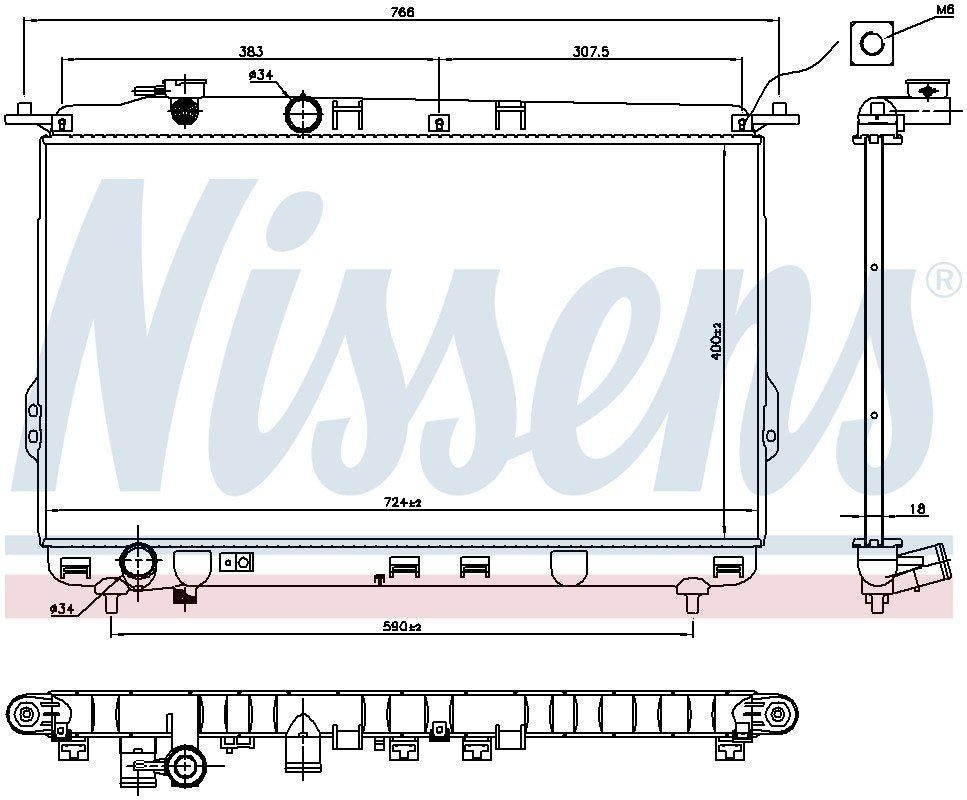 Nissens Radiator 67026