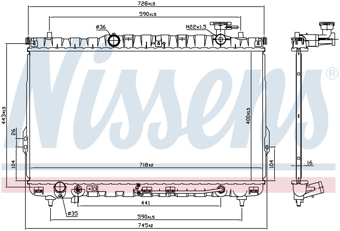 Nissens Radiator 67030