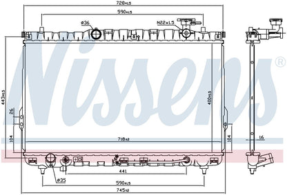Nissens Radiator 67030