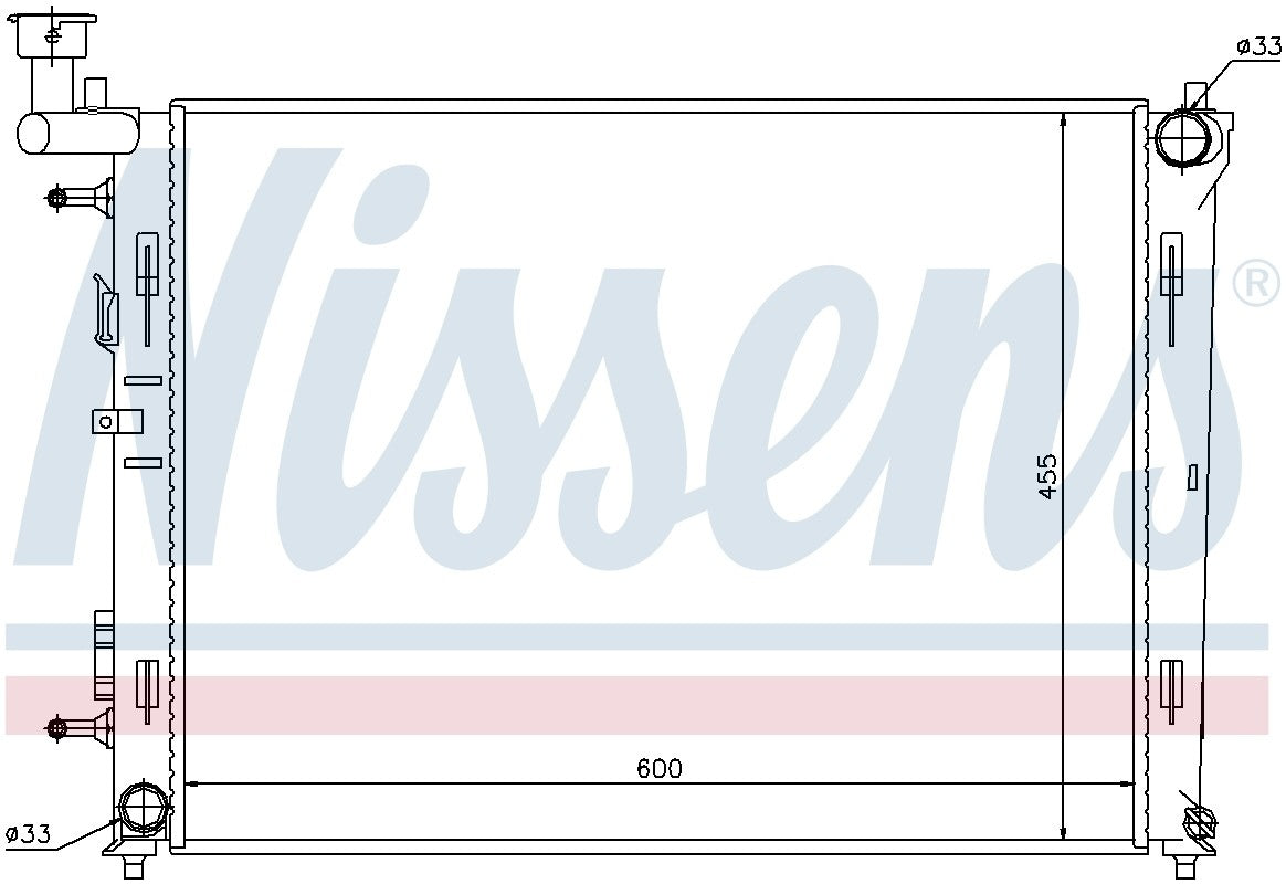 Nissens Radiator 67076