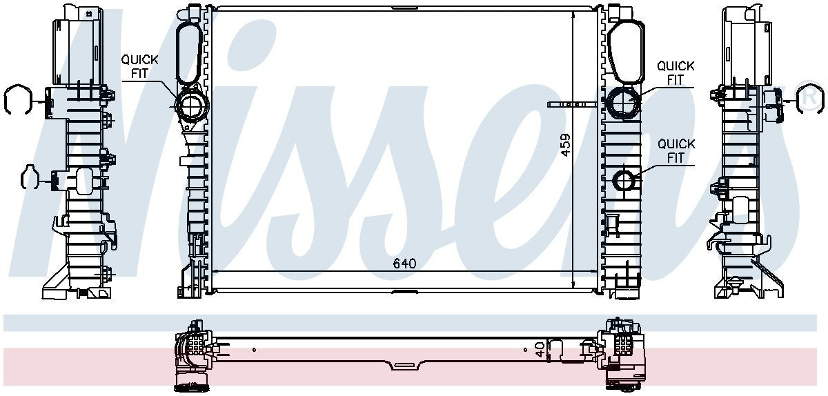 Nissens Radiator 67105