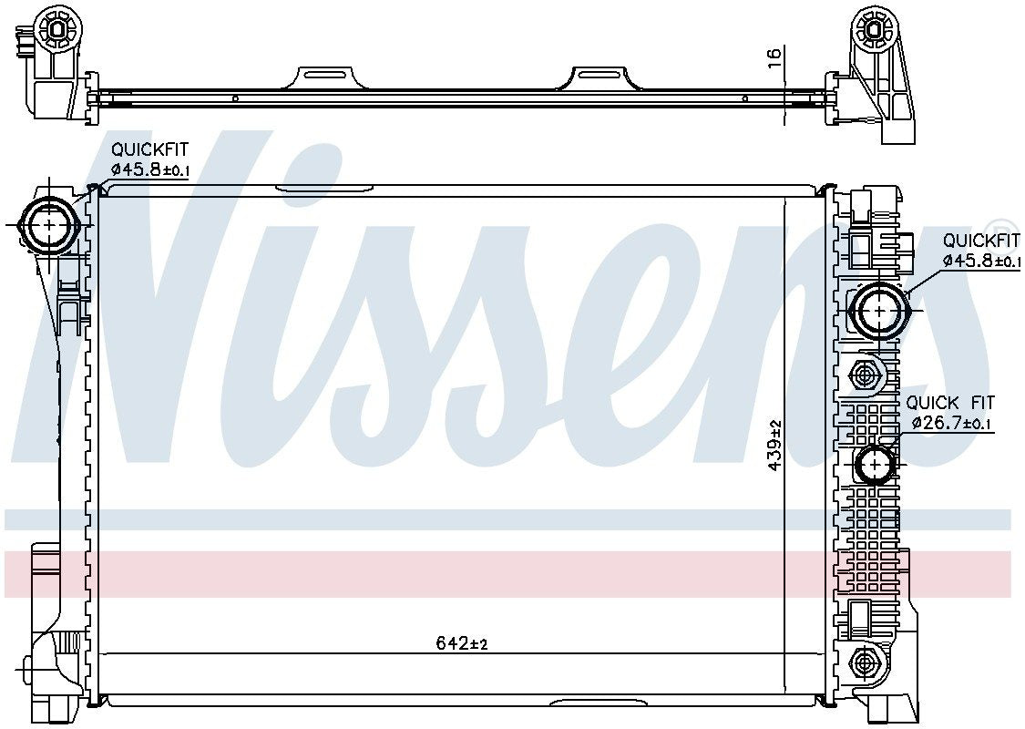 Nissens Radiator 67161