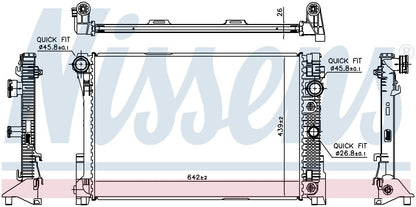Nissens Radiator 67168