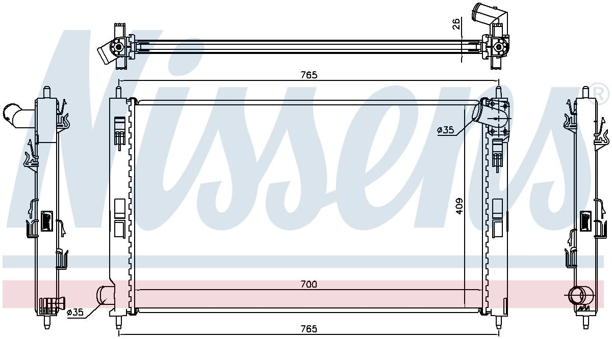 Nissens Radiator 67359