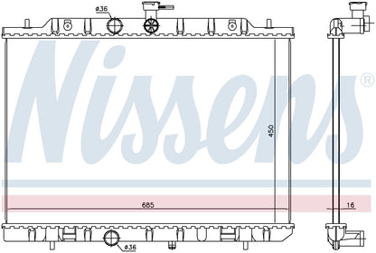 Nissens Radiator 67365