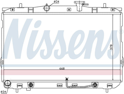 Nissens Radiator 67489