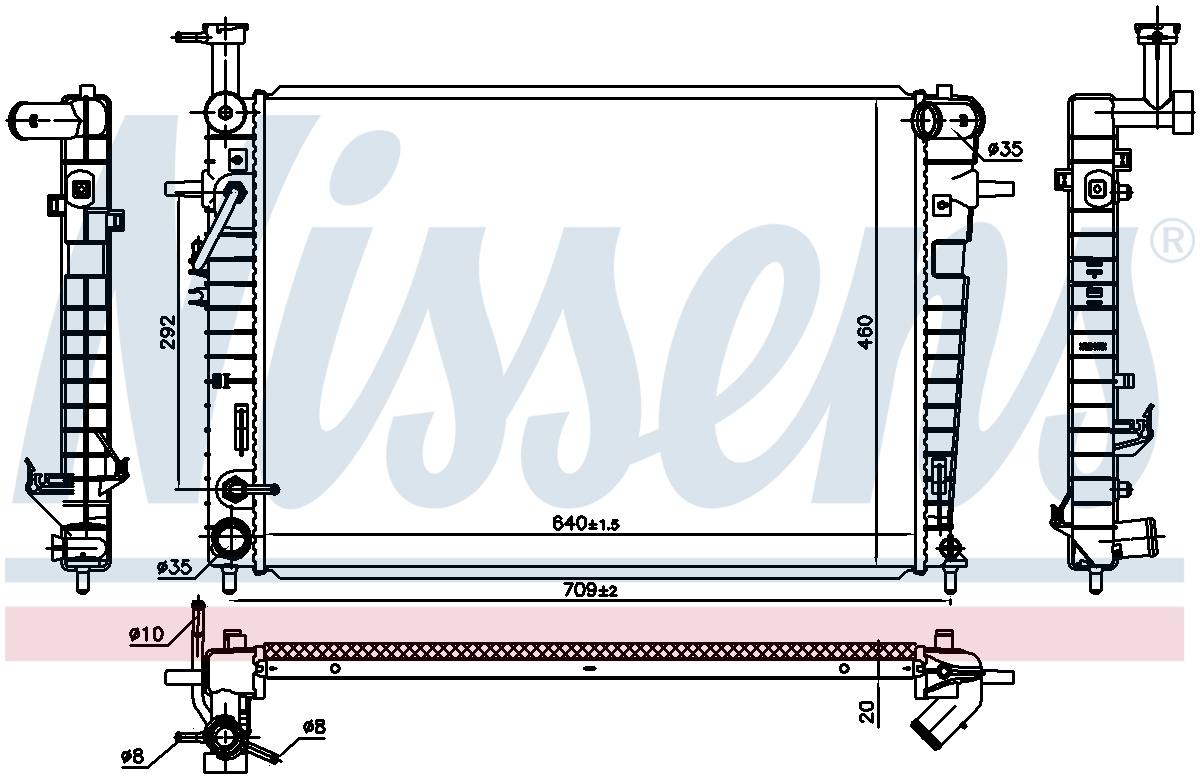 Nissens Radiator 675005