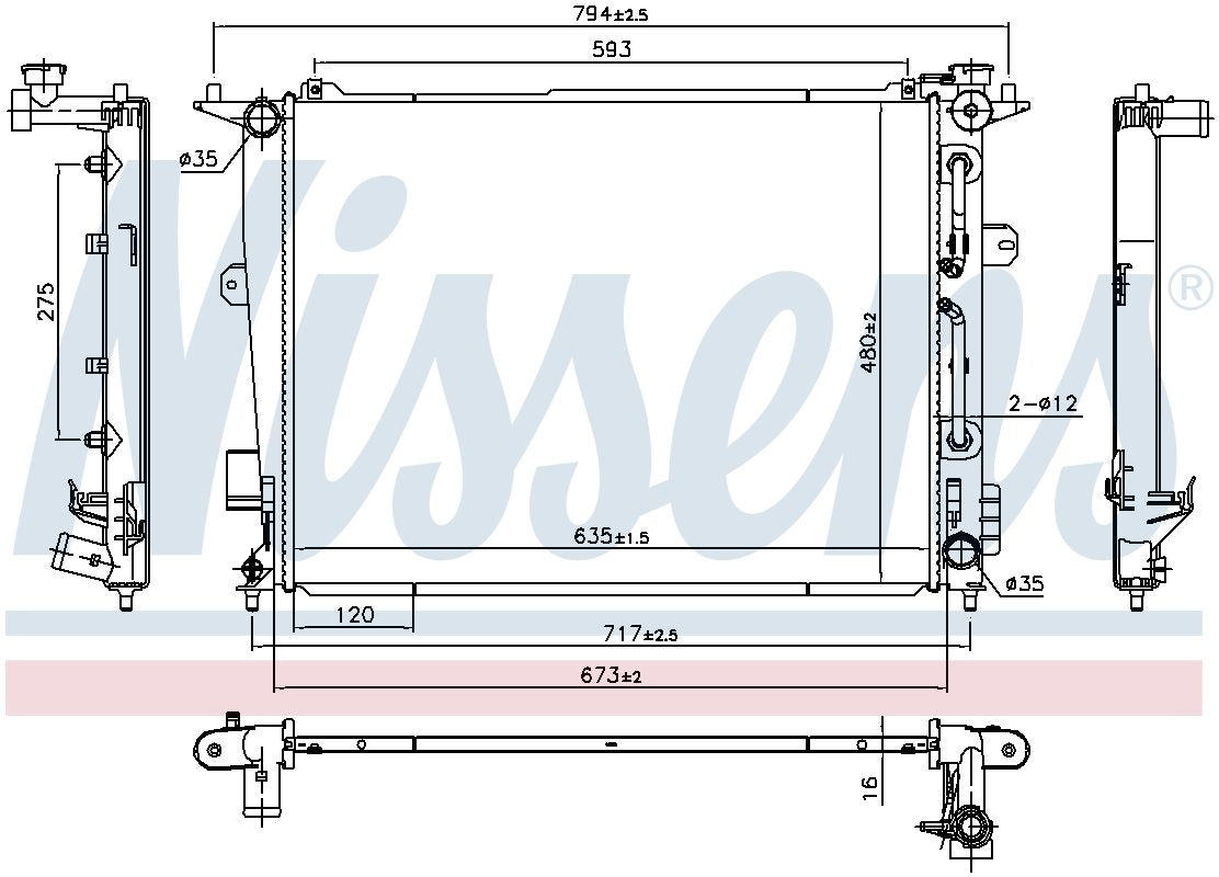 Nissens Radiator 675045