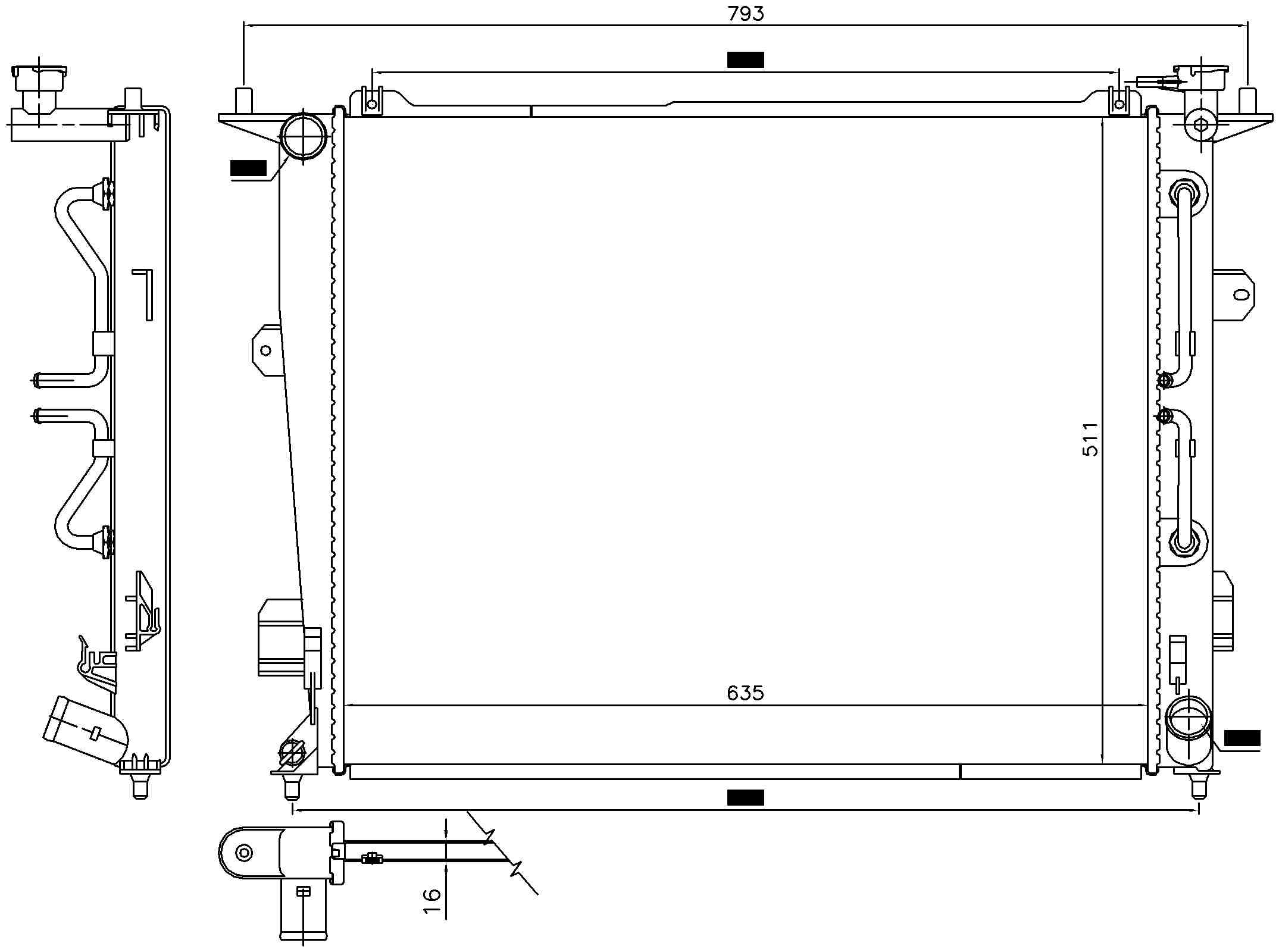 Nissens Radiator 675047