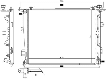 Nissens Radiator 675047