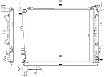 Nissens Radiator 675047