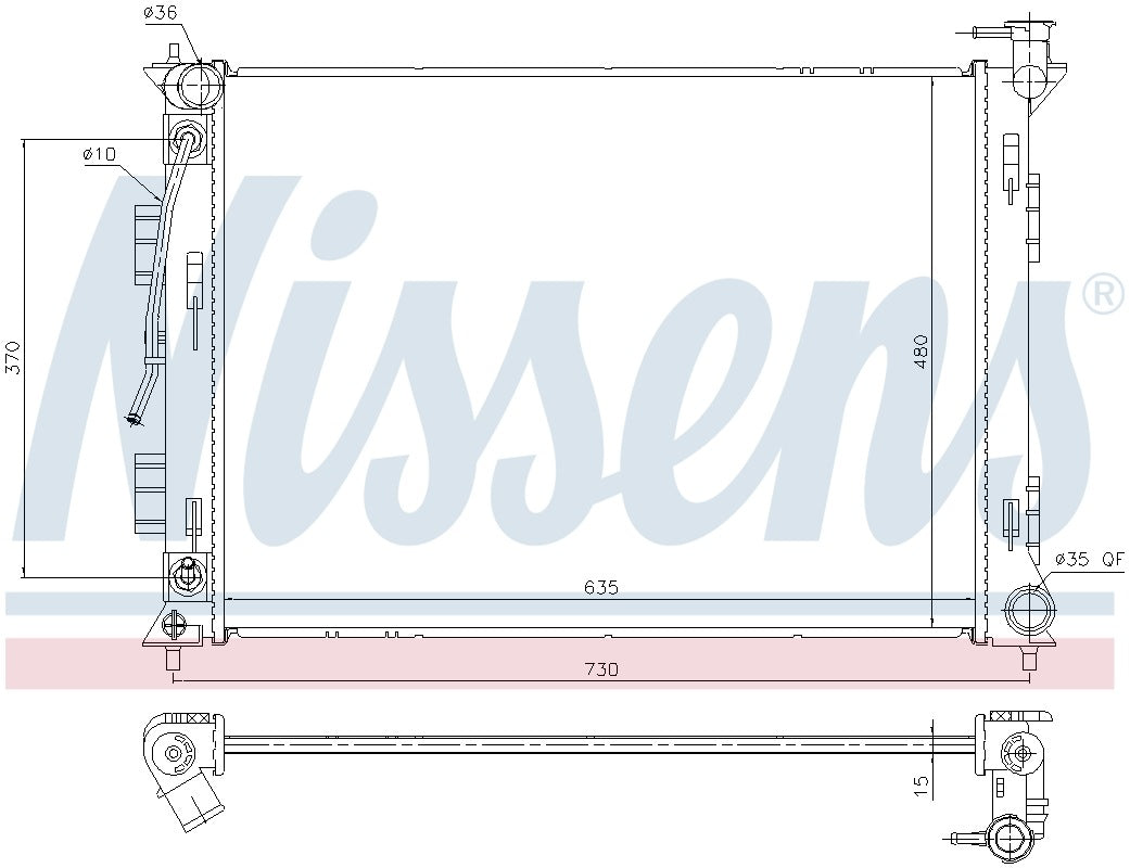 Nissens Radiator 675053