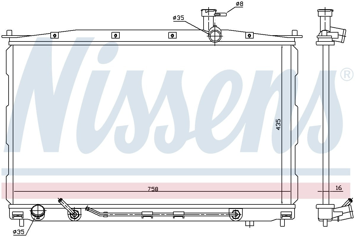 Nissens Radiator 67505