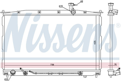 Nissens Radiator 67505