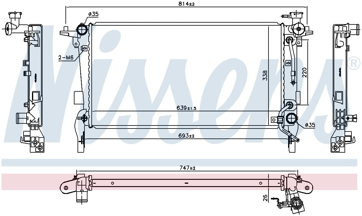 Nissens Radiator 675066