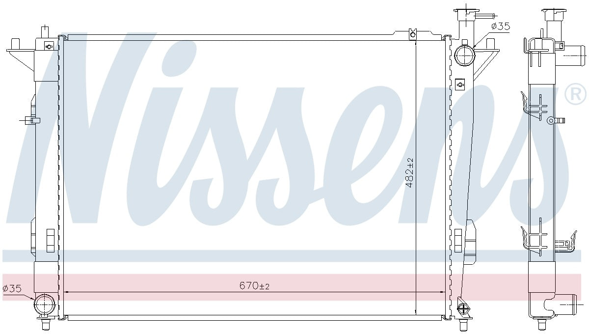 Nissens Radiator 675068