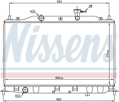 Nissens Radiator 67509